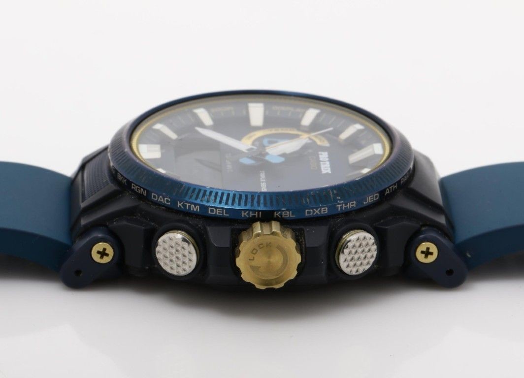 CASIO Pro Trek Climber Line PRW61SS2JR Navy Resin Stainless Steel Biomass Plasti