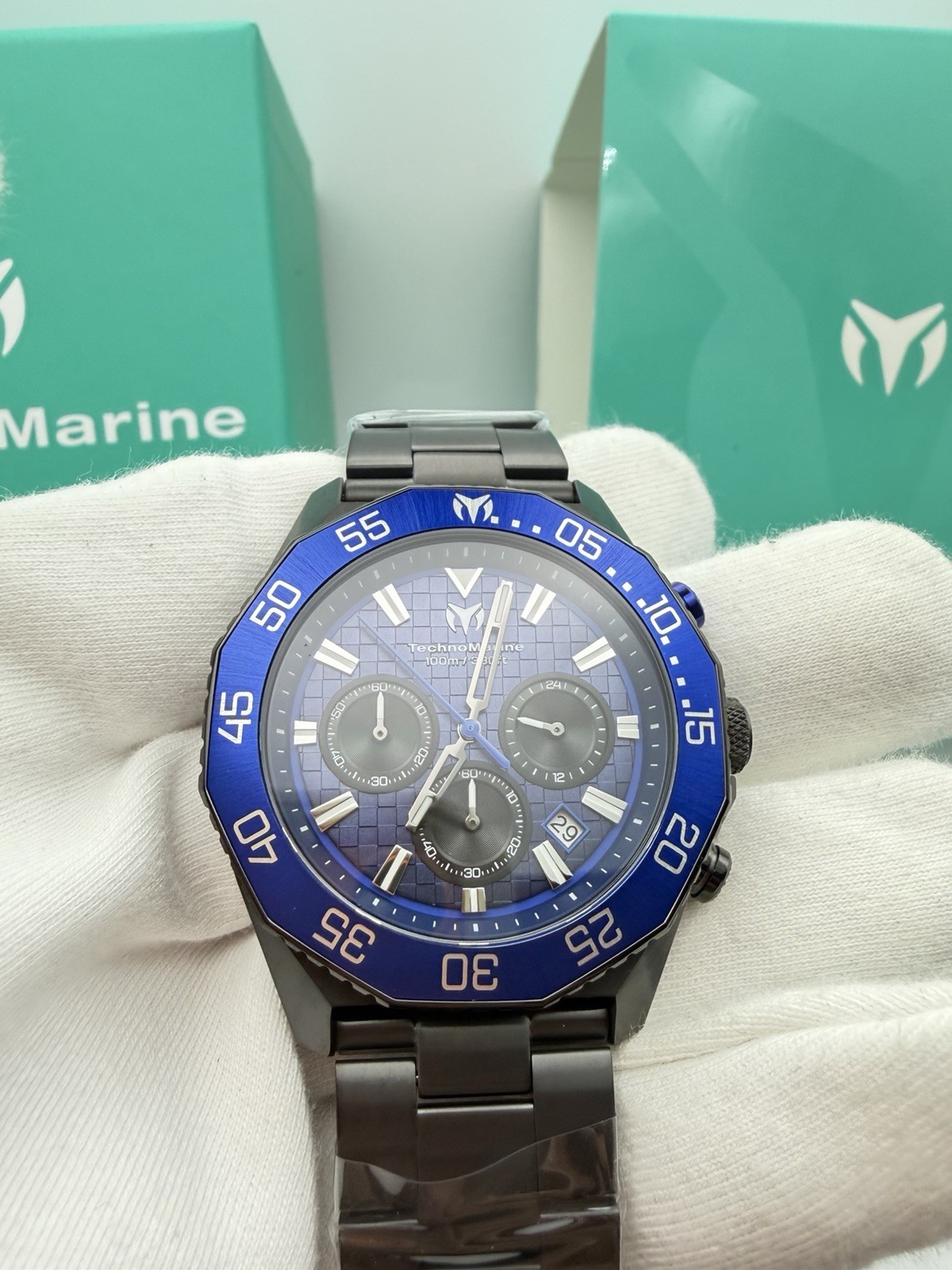 Invicta TechnoMarine Racing Legends Men’s Watch – 44.2mm, Black (TM-525024)
