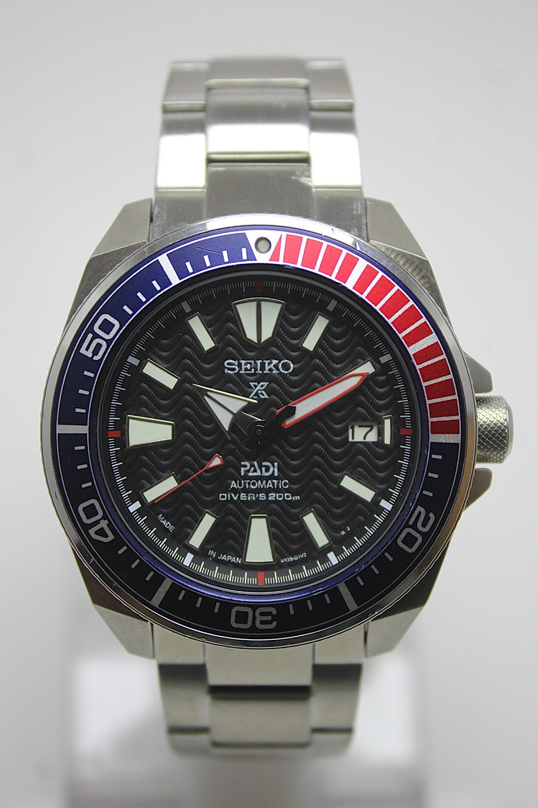 Seiko Prospex Sea Padi Samurai Automatic Black Dial Divers Japan Men’s Watch