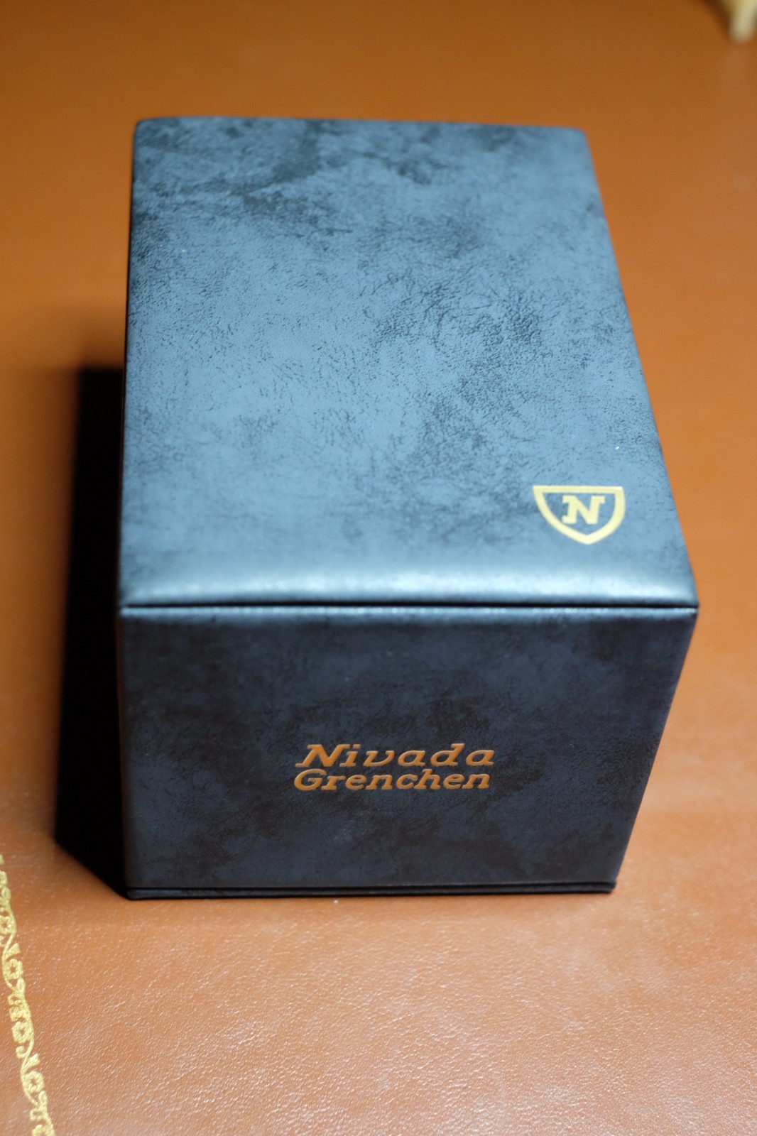 Nivada Grenchen Chronoking Mecaquartz Salmon Watch