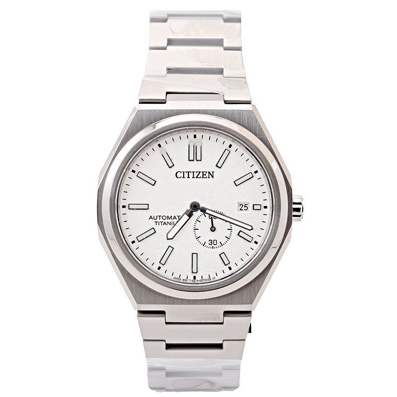 New CITIZEN Men’s Watch Super Titanium Automatic Silver NJ0180 80A