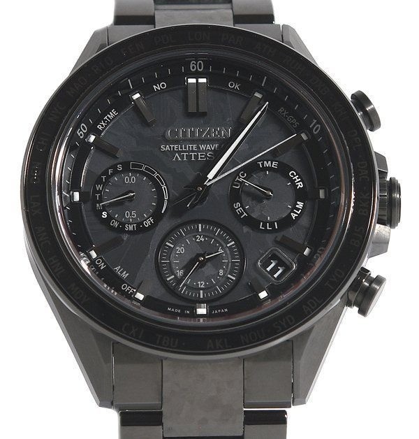 CITIZEN ATTESA HAKUTO-R Collaboration Model CC4067-66EMen Solar watch Black Dial