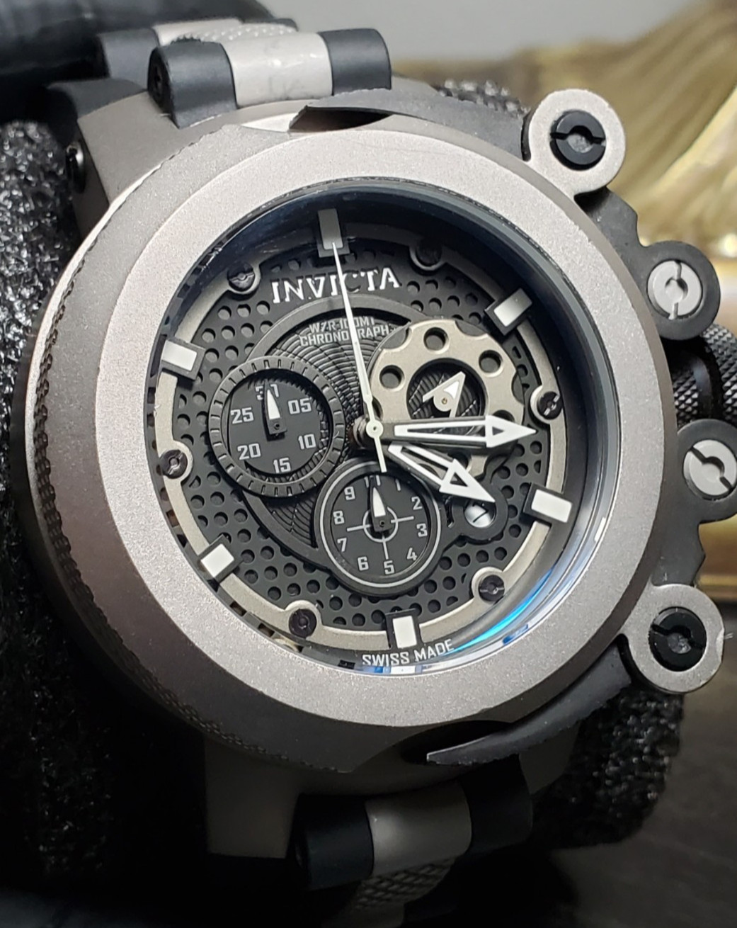 INVICTA COALITION FORCES TRIGGER MODEL No. 0956, 55mm, SWISS TITANIUM WATCH