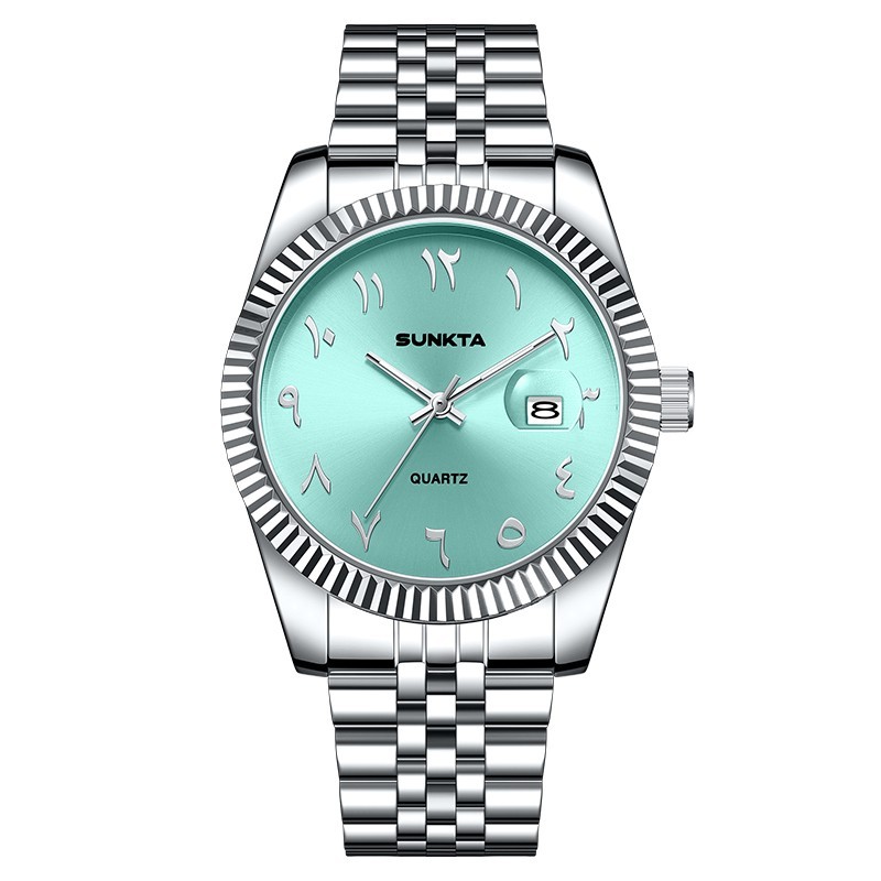 Luxury Men Watch Quartz Date Stainless Steel Waterproof Business Man Wristwatch