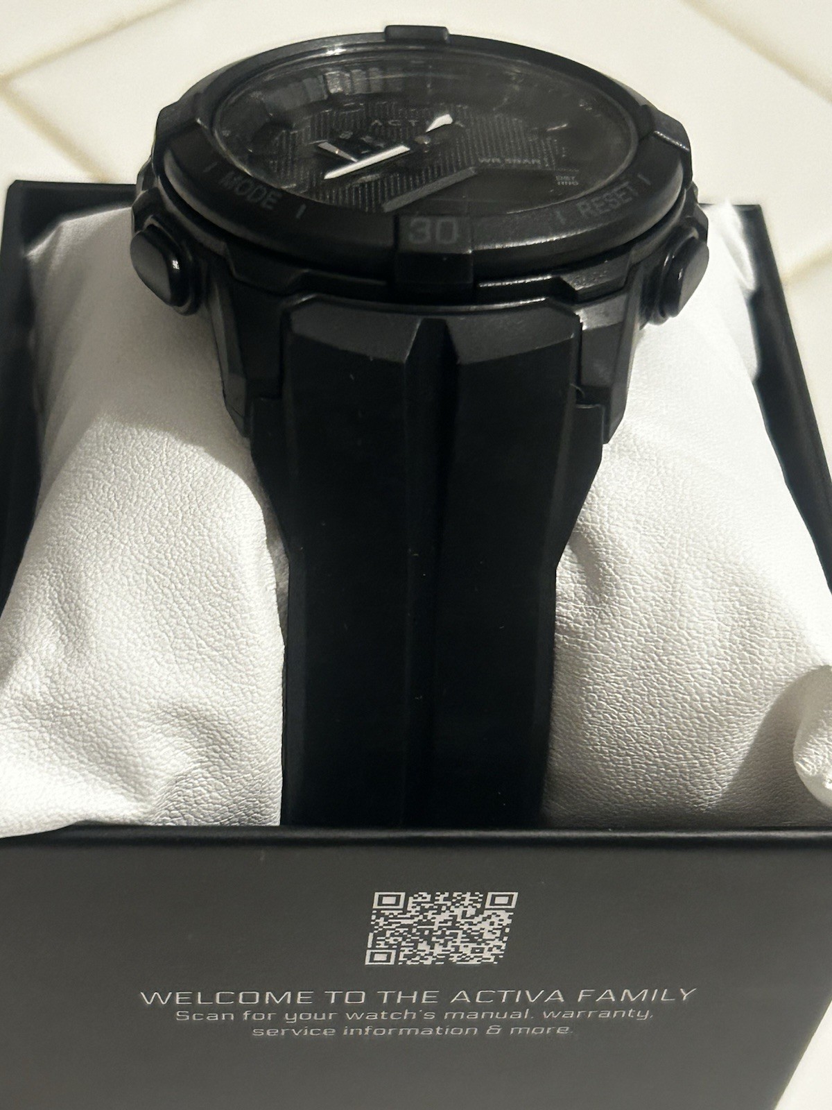 Activa Spry X Invicta Digital Essentials Men 53mm ABS Black SK160 NEW