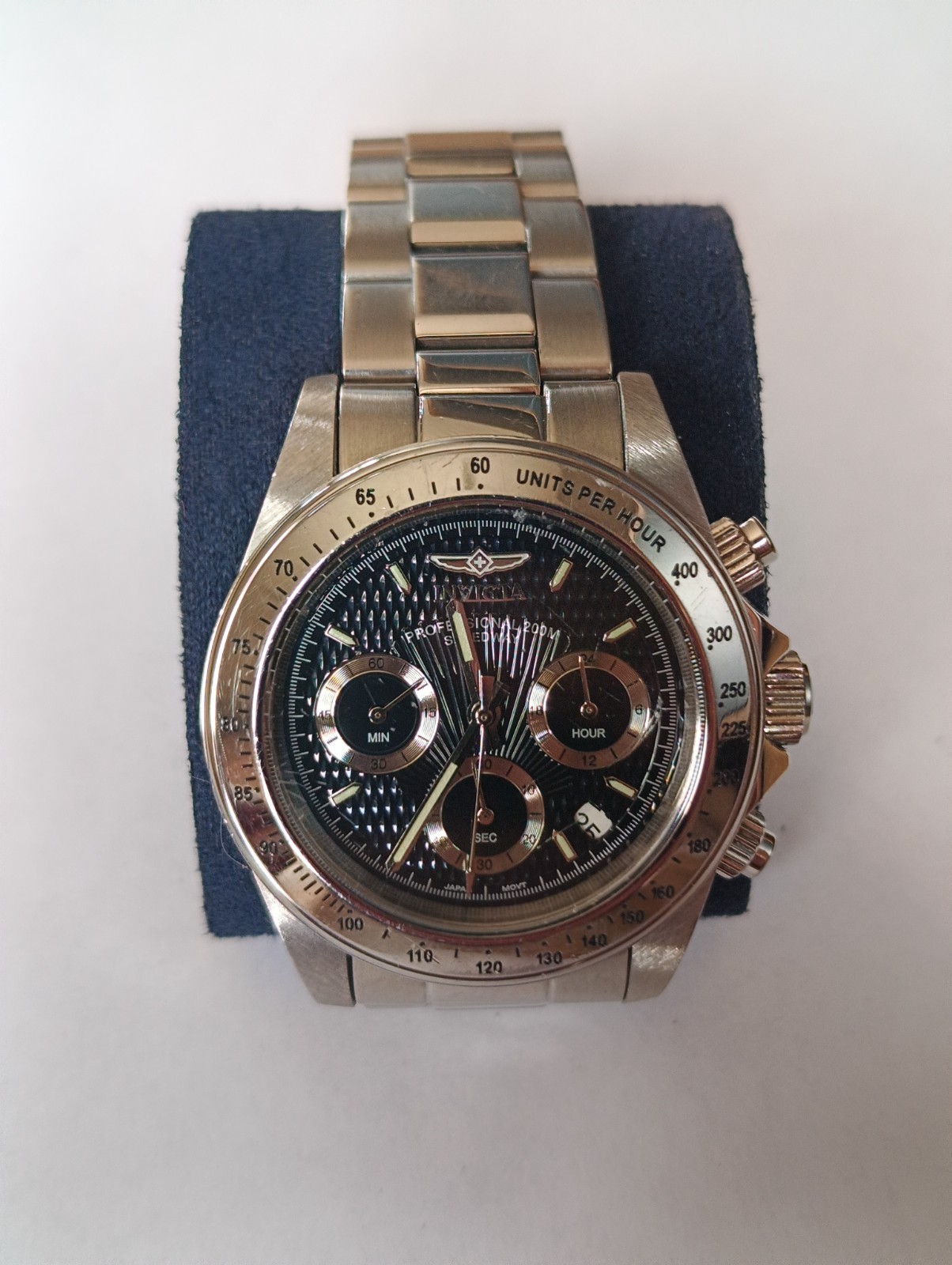 Invicta Speedway Professional 200M Chronograph Men’s Watch New Battery