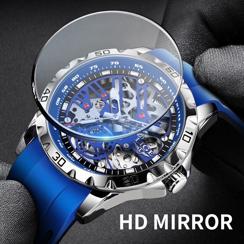 Luxury Men Watch Automatic Mechanical Luminous Waterproof Sport Man Wristwatch