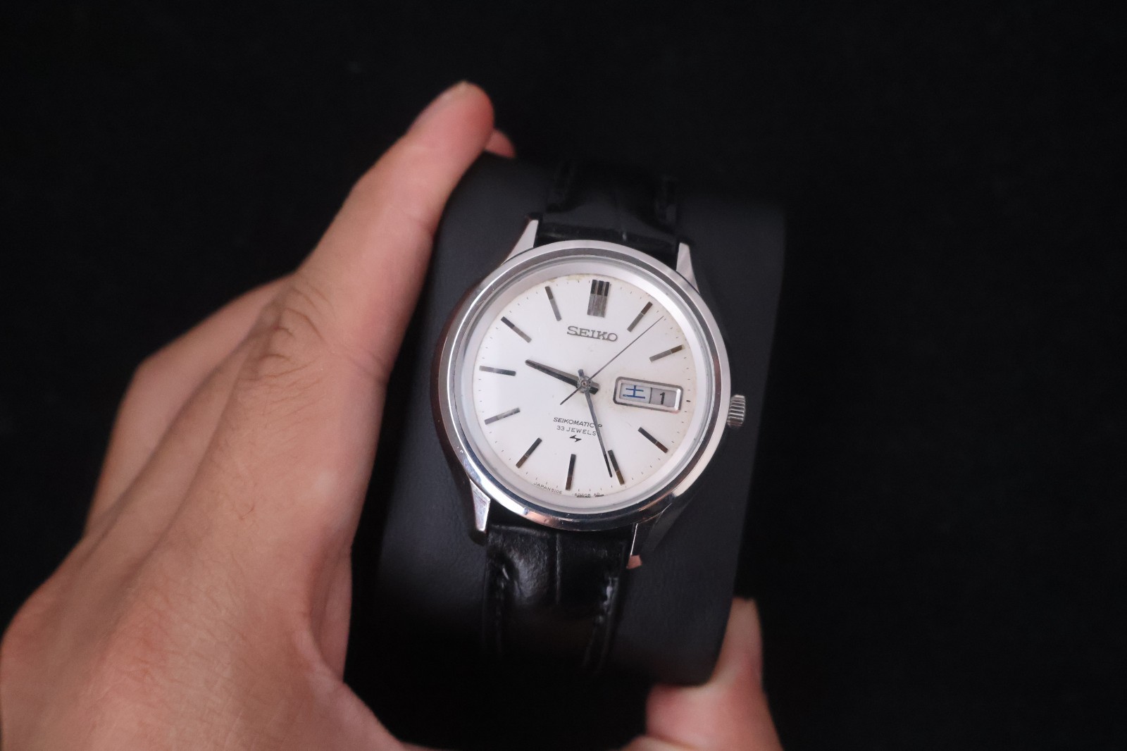 (SERVICED) Rare Vintage 1968 Seiko Seikomatic-P 33 Jewels 5106-8020