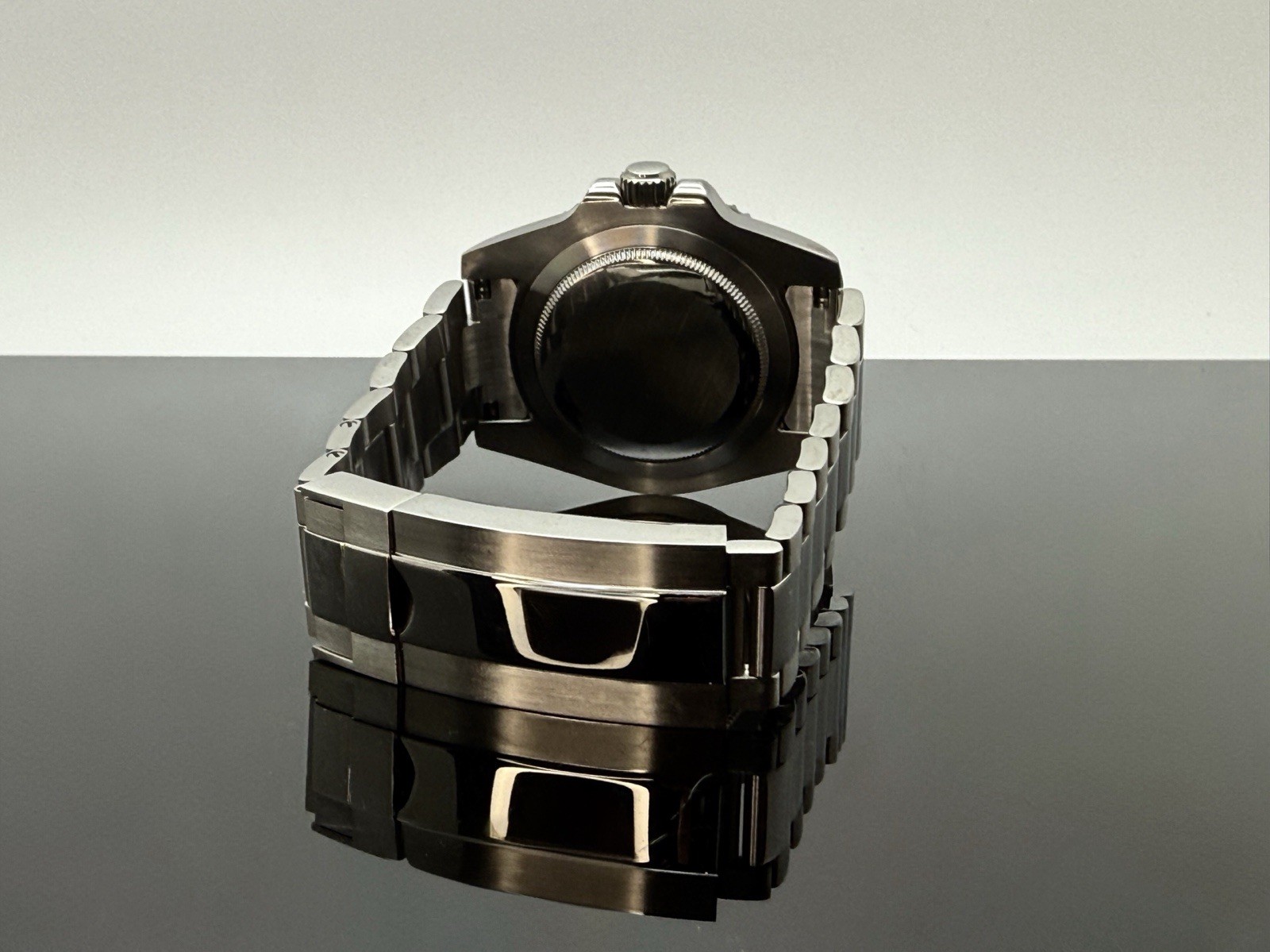 Custom Made “Bruce” Gray 40mm GMT Style Diver Mod Watch w/ Automatic Movement