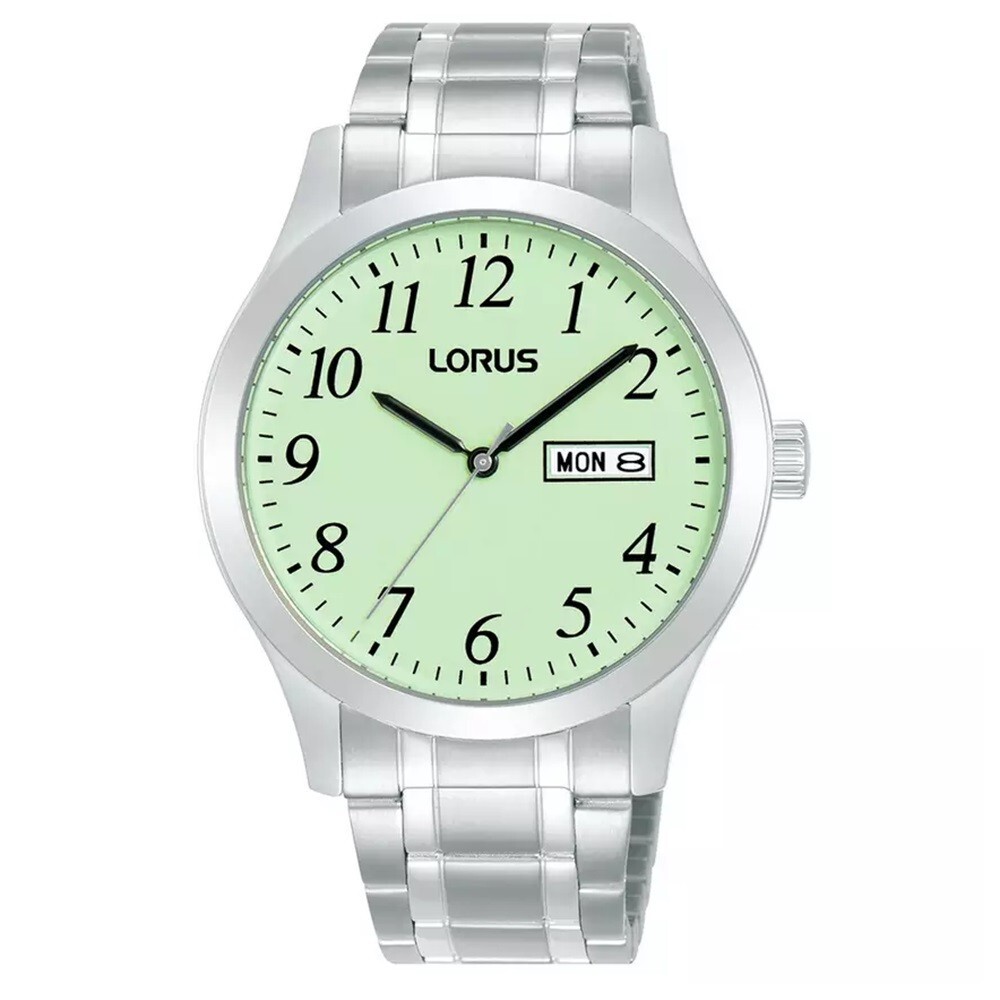 Lorus Mens Watch RXN83DX9 Luminous Dial Easy Reader RRP £39.99