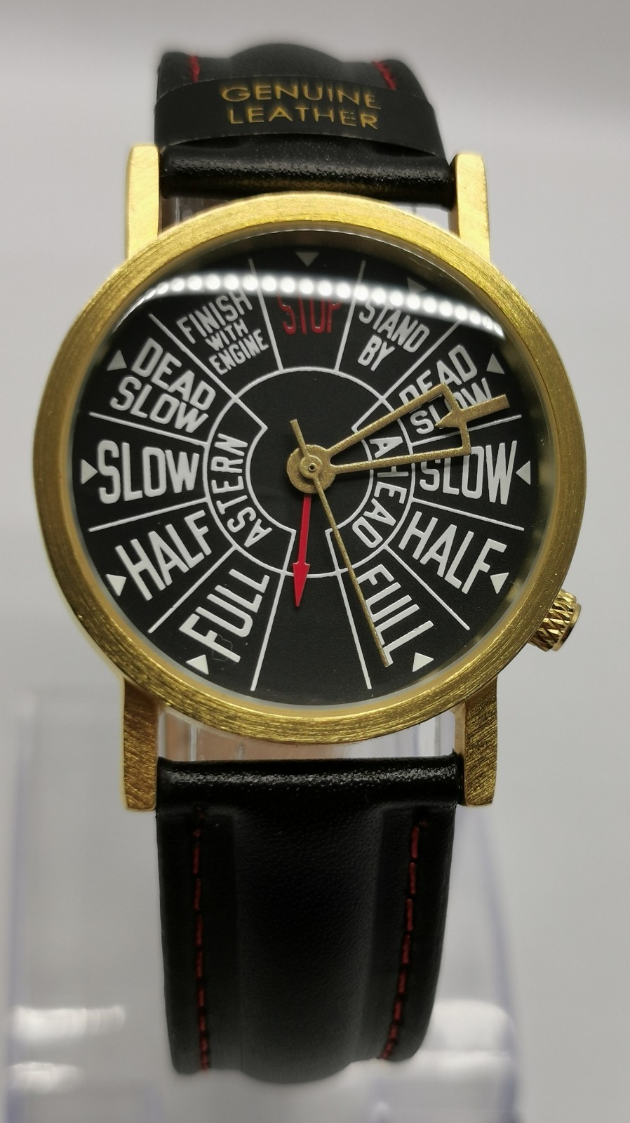 Vtg 2016 Unemployed Philosophers Guild Ship EOT Chadburn 33mm Quartz Gents Watch