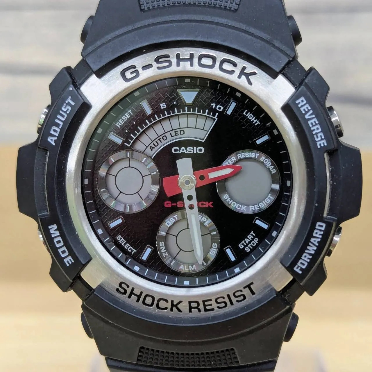 [Wataru] CASIO G-SHOCK Analog Digital Metal Bezel AW-590 [8615MO] F09