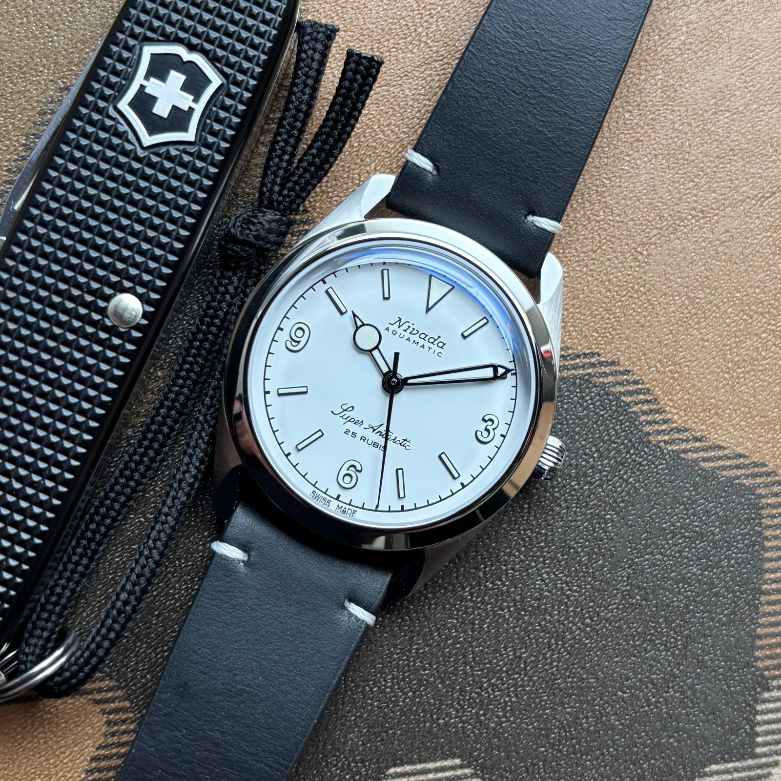 2026 Nivada Grenchen Super Antarctic 3.6.9 38mm 32067A15 – White Dial