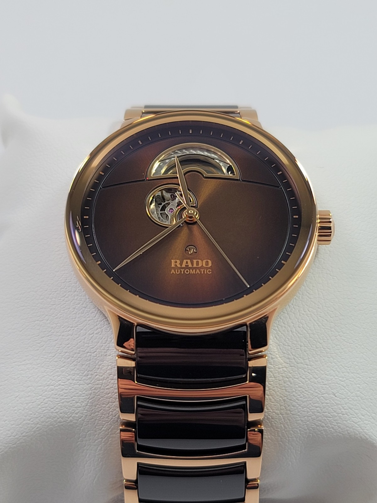 Rado Centrix SWISS Automatic Open Heart Ceramic Two Tone Men’s Watch R30013302