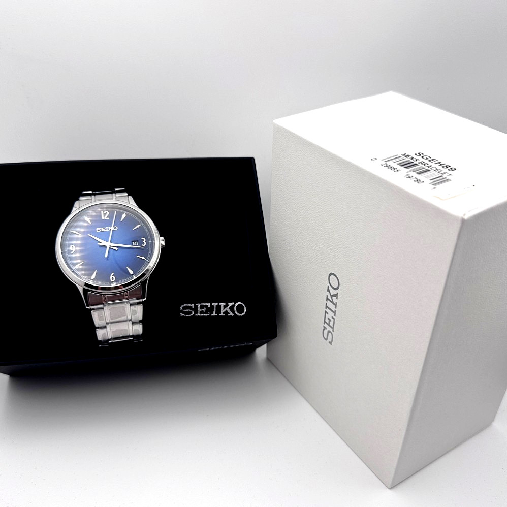 Seiko Essentials Navy Dial Men’s Watch – SGEH89