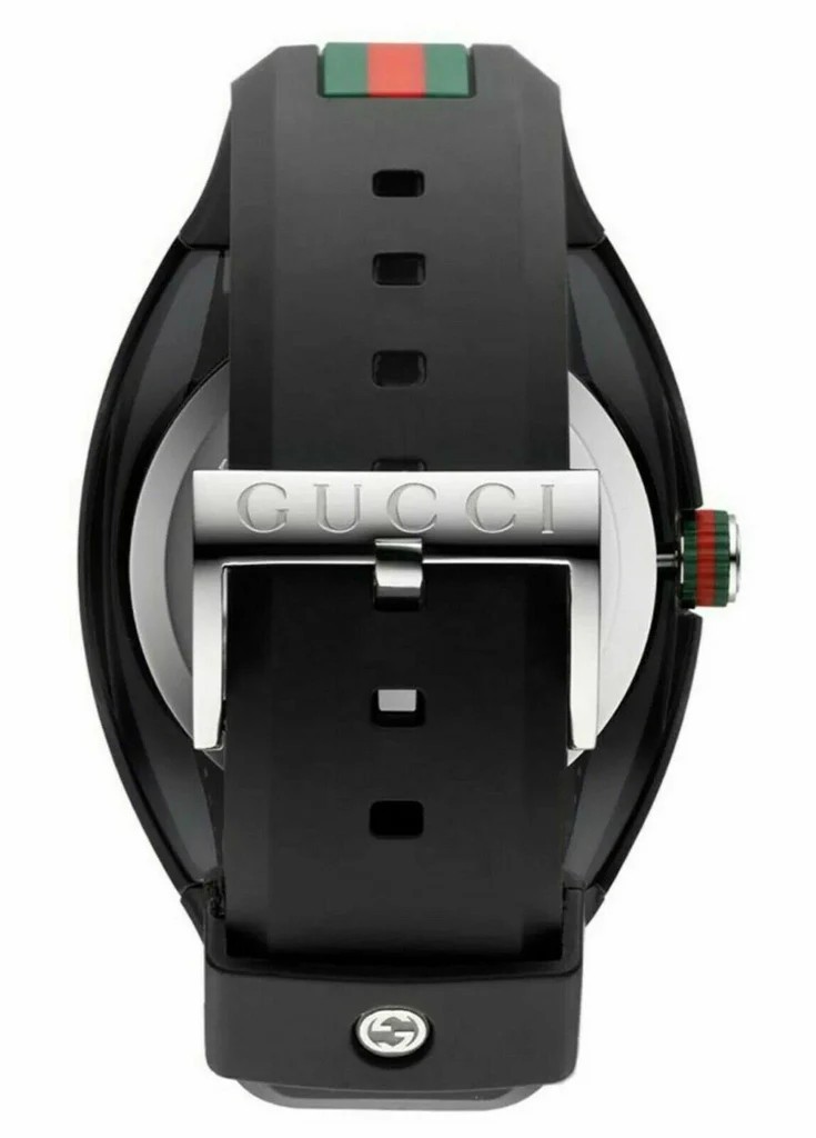 New Genuine Gucci Sync XXL Replacement Silicone Rubber Watch Band Strap YA137