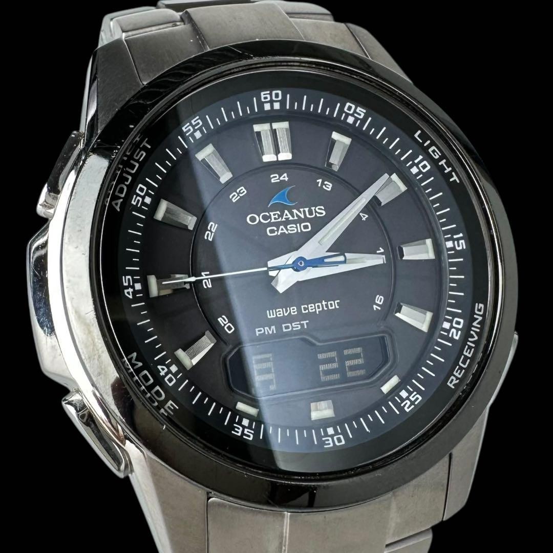 Casio Oceanus OCW-300TDBJ-1AJF Solar Radio Watch Timepiece Black Dial