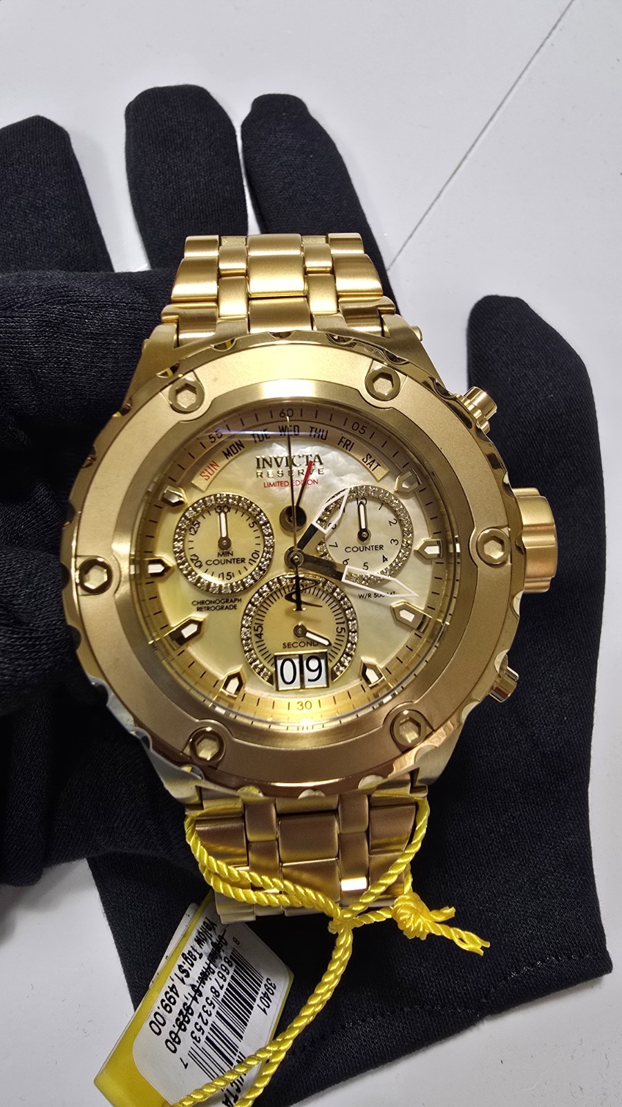 Invicta Reserve Special Subaqua, 52mm 170/500 Limited Edition, .3CT Diamonds