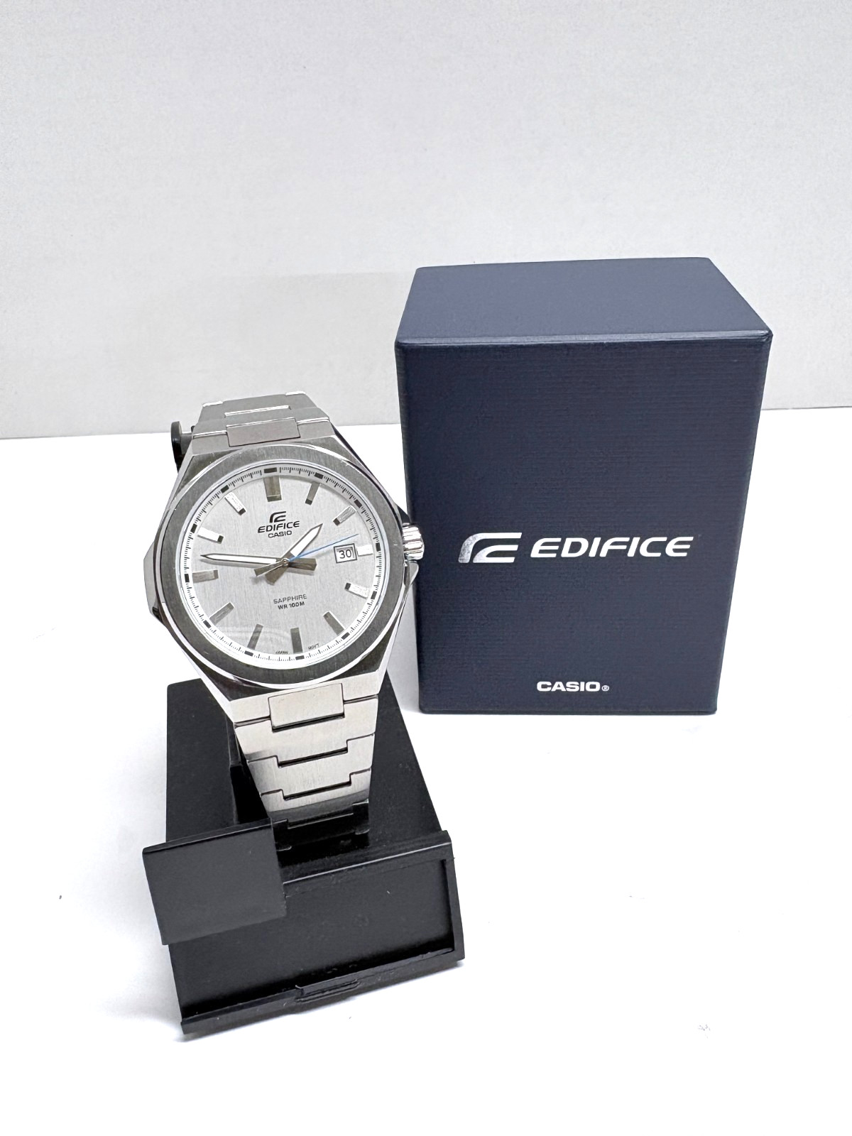 Casio Edifice EFB108D-7AV Watch Sapphire Crystal Date 100 Meter WR 45MM
