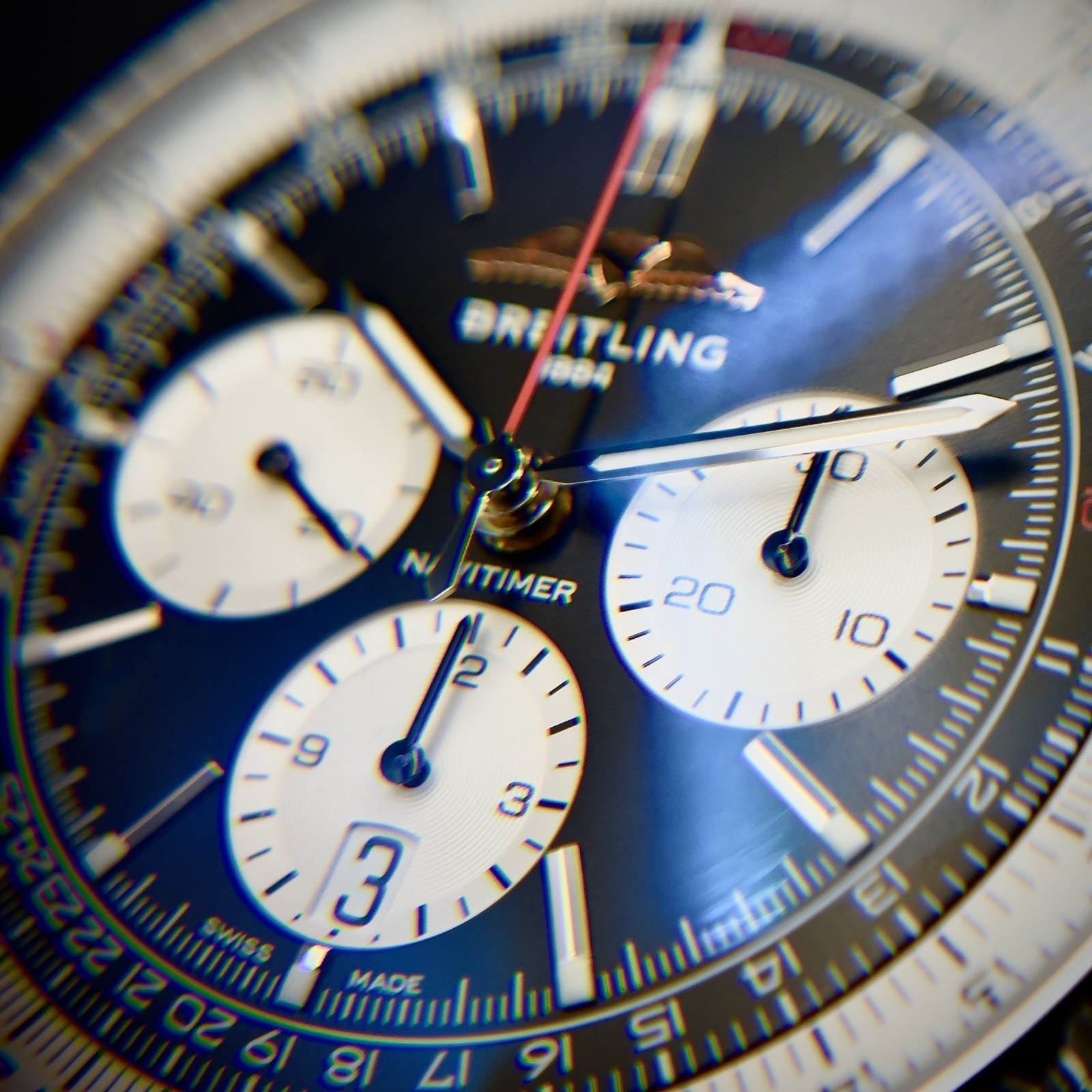 Breitling Navitimer B01 43mm AB0138211B1P1 Reverse Panda Complete B&P