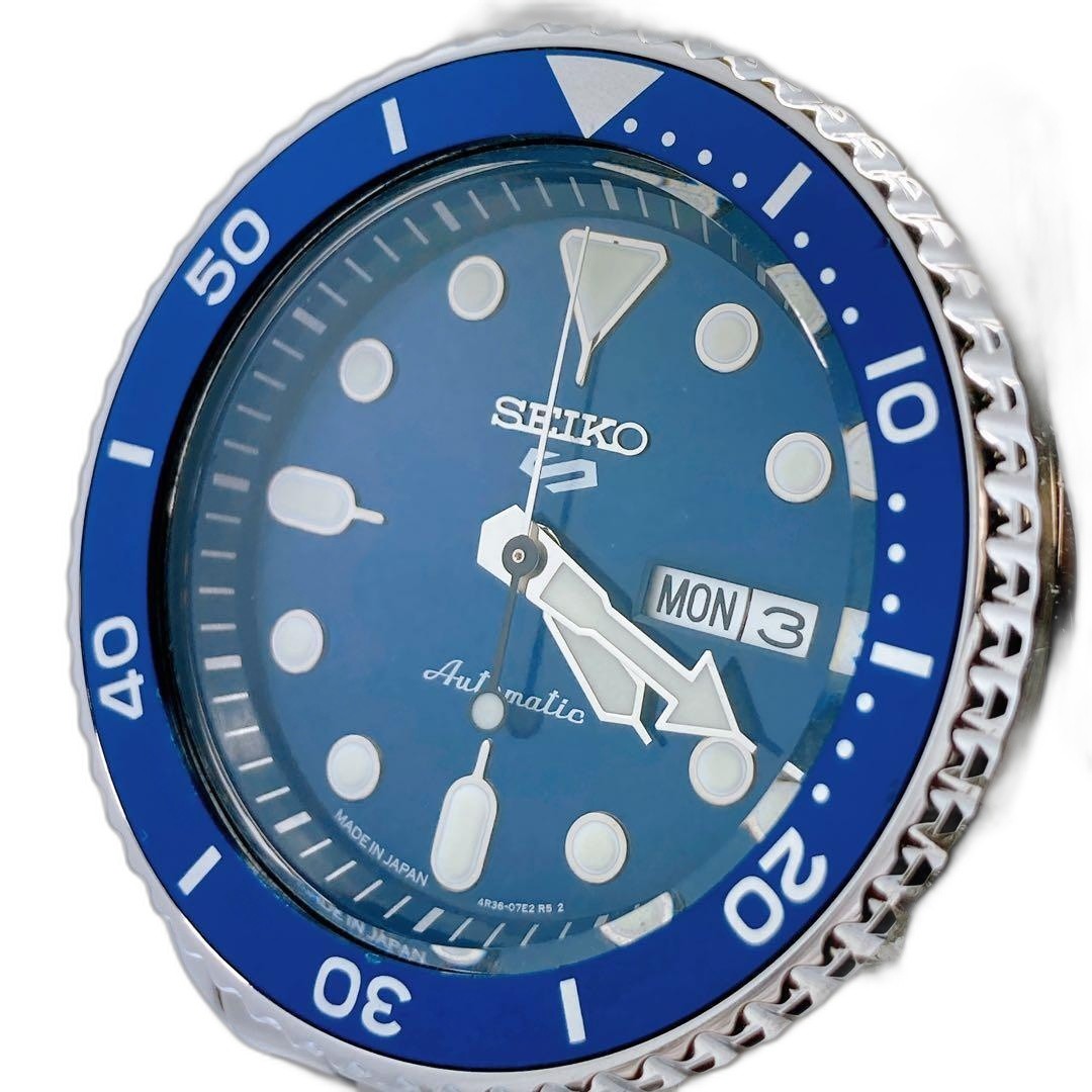 Seiko 5 Sports Automatic Watch Blue Dial 4R36-07G0 Pre-owned – Good