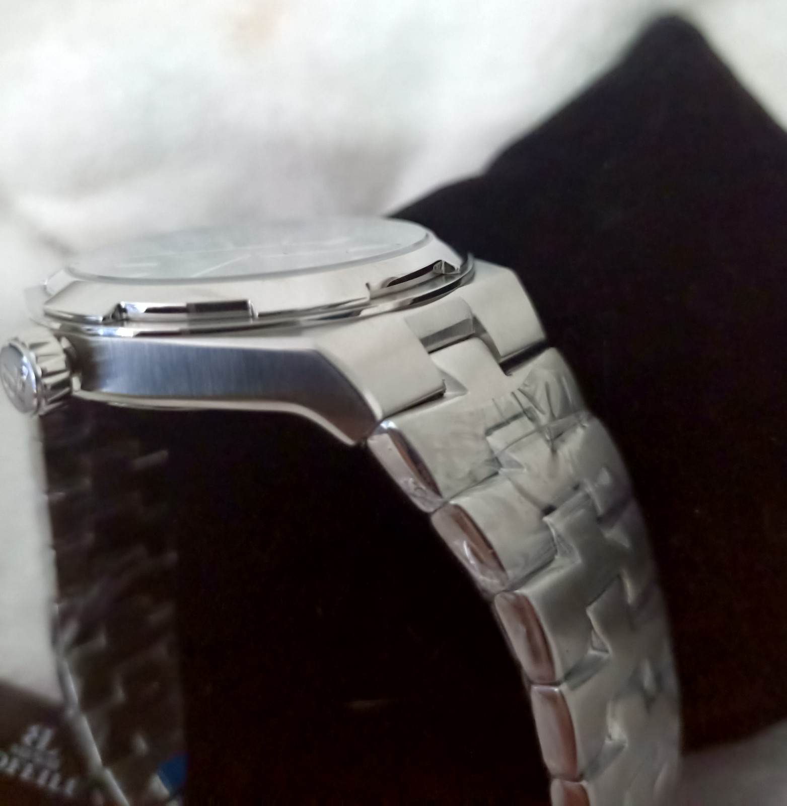 Over Seas Conquest Integrated Bracelet Automatic Sapphire Stainless Steel 50mWR