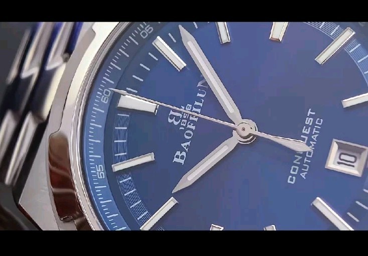 Over Seas Conquest Integrated Bracelet Automatic Sapphire Stainless Steel 50mWR