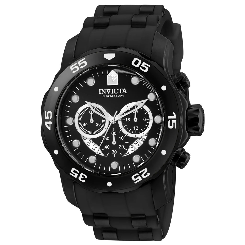 Invicta Pro Diver SCUBA Men’s Watch – 48mm All black on black