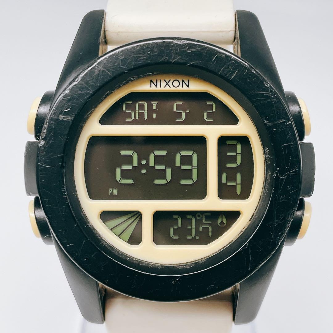 Nixon Digital Retro Gold Wristwatch Men’s Japan – Used 073653
