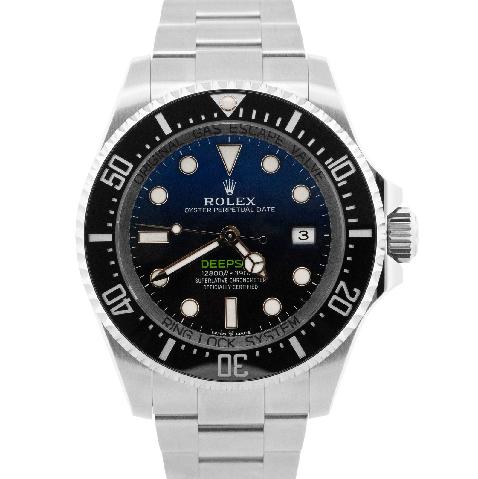 NEW UNWORN PAPERS Rolex Sea-Dweller Deepsea James Cameron BLUE 44mm 136660 BOX