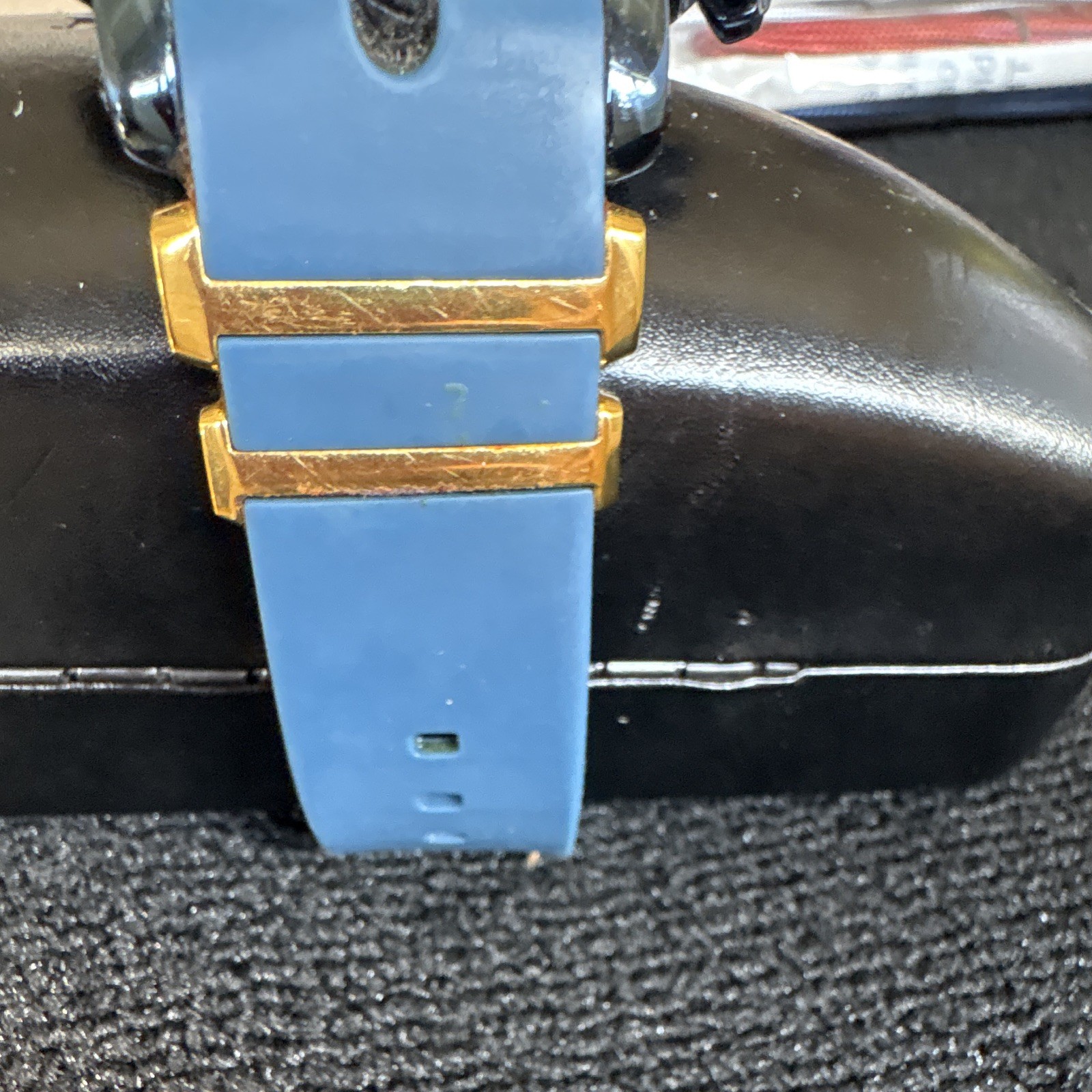 Invicta Bolt Quartz Chronograph Date 200m Blue SS 52mm Silver/Gold/Black Dial