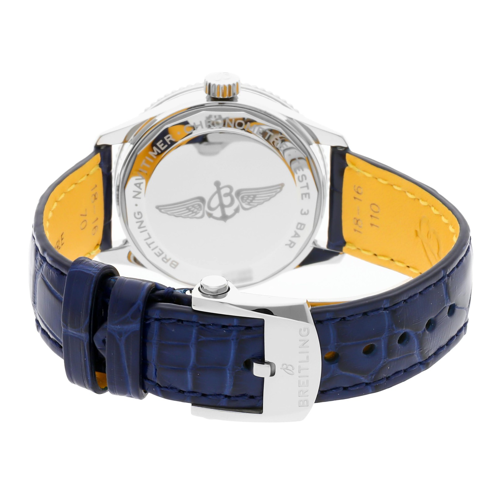 Breitling Navitimer Steel Automatic 35mm Blue Dial Strap Watch A17395161C1P2