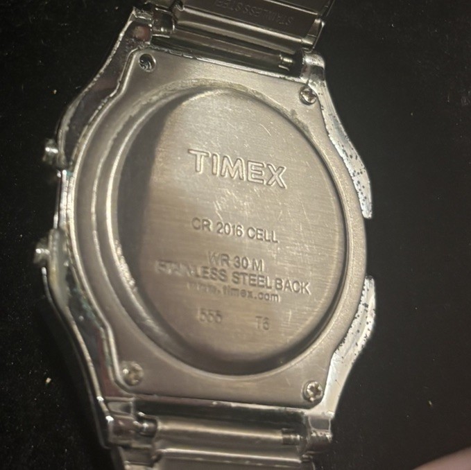 Timex T78587, Men’s Digital Silvertone Expansion Band Watch, Indiglo