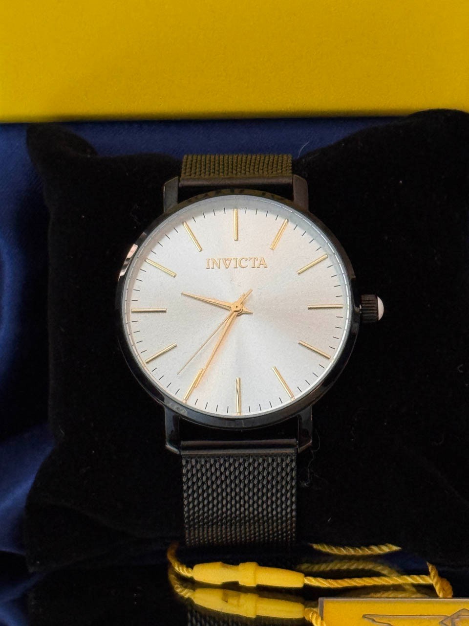 Invicta Angel Women’s Watch – 38mm – White Dial – Black Bracelet – 36911 NIB