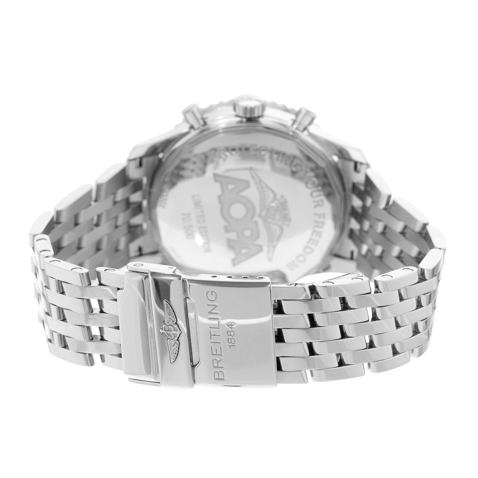 Breitling Navitimer A23322 42mm Black Dial Steel Automatic Mens Watch