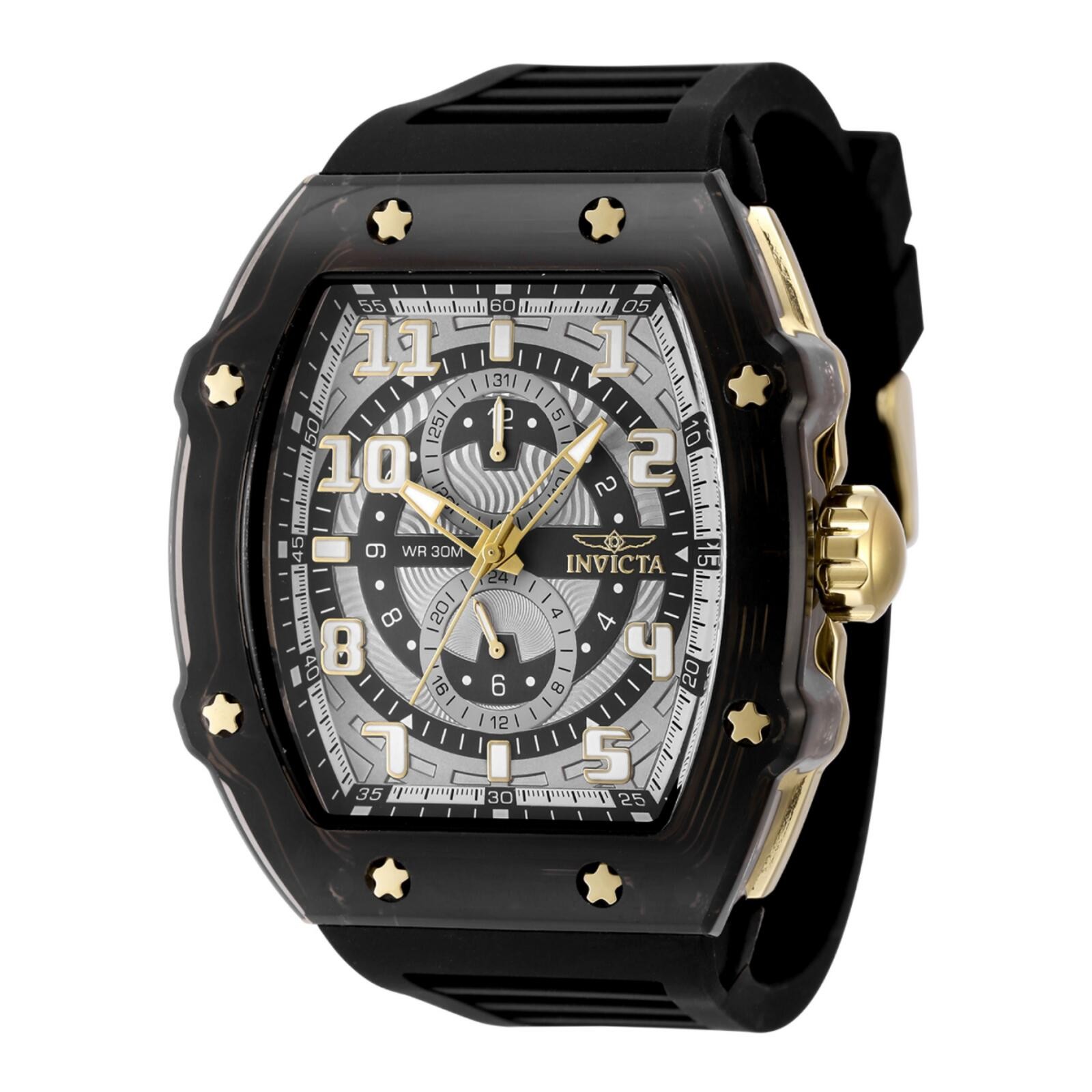 Invicta Racing Cyclone Men’s Watch – 48.5mm, Black (48715)