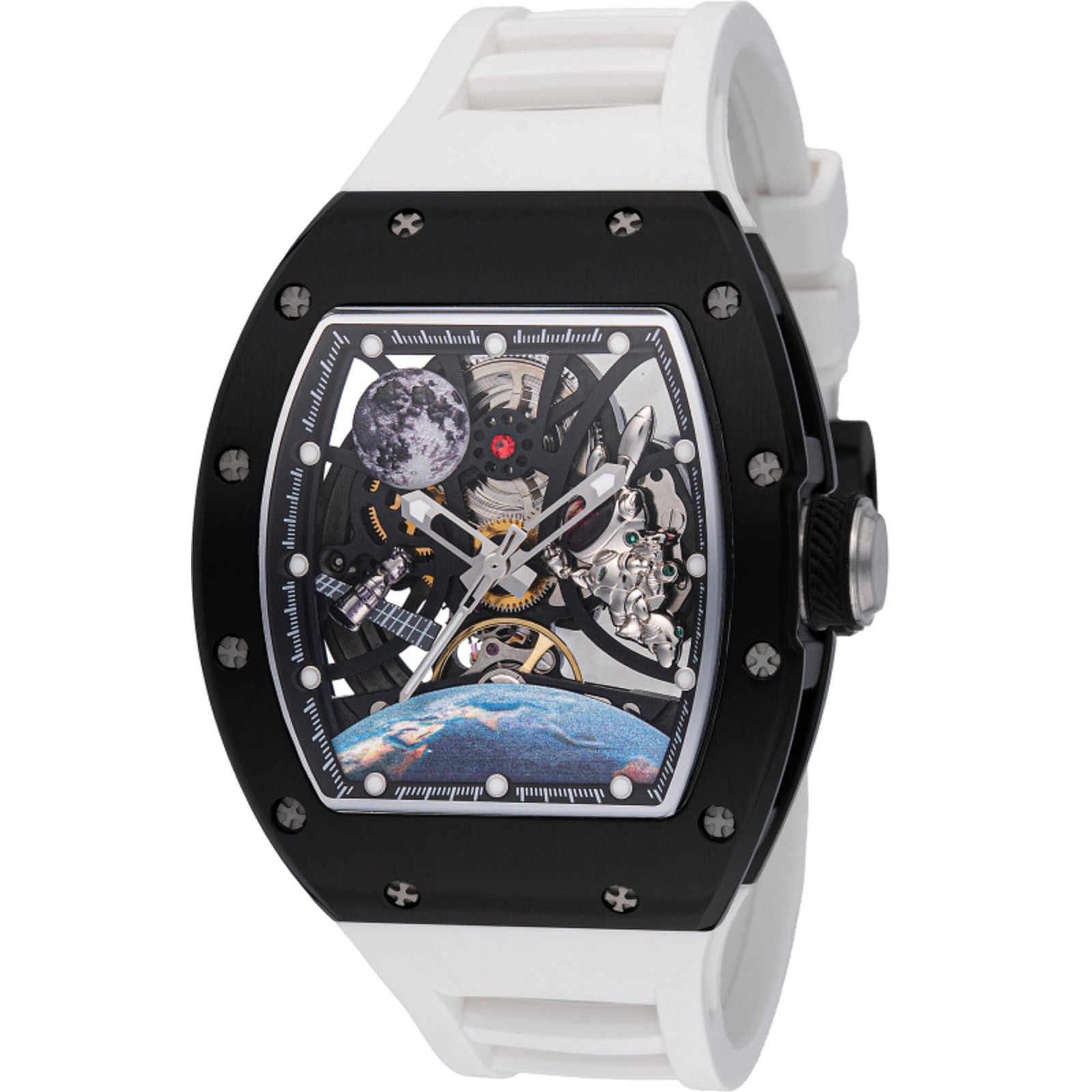 Invicta Men’s Watch S1 Rally Interstellar Automatic White Silicone Strap 49010