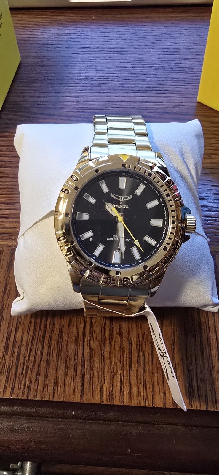 Invicta Specialty I by Invicta Men’s Watch – 42mm Gold Band Black Dial 69032
