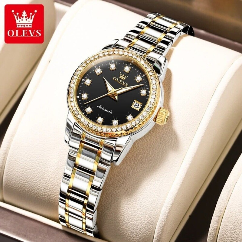 OLEVS Women’s Automatic Mechanical Luminous Waterproof Watch for Ladies