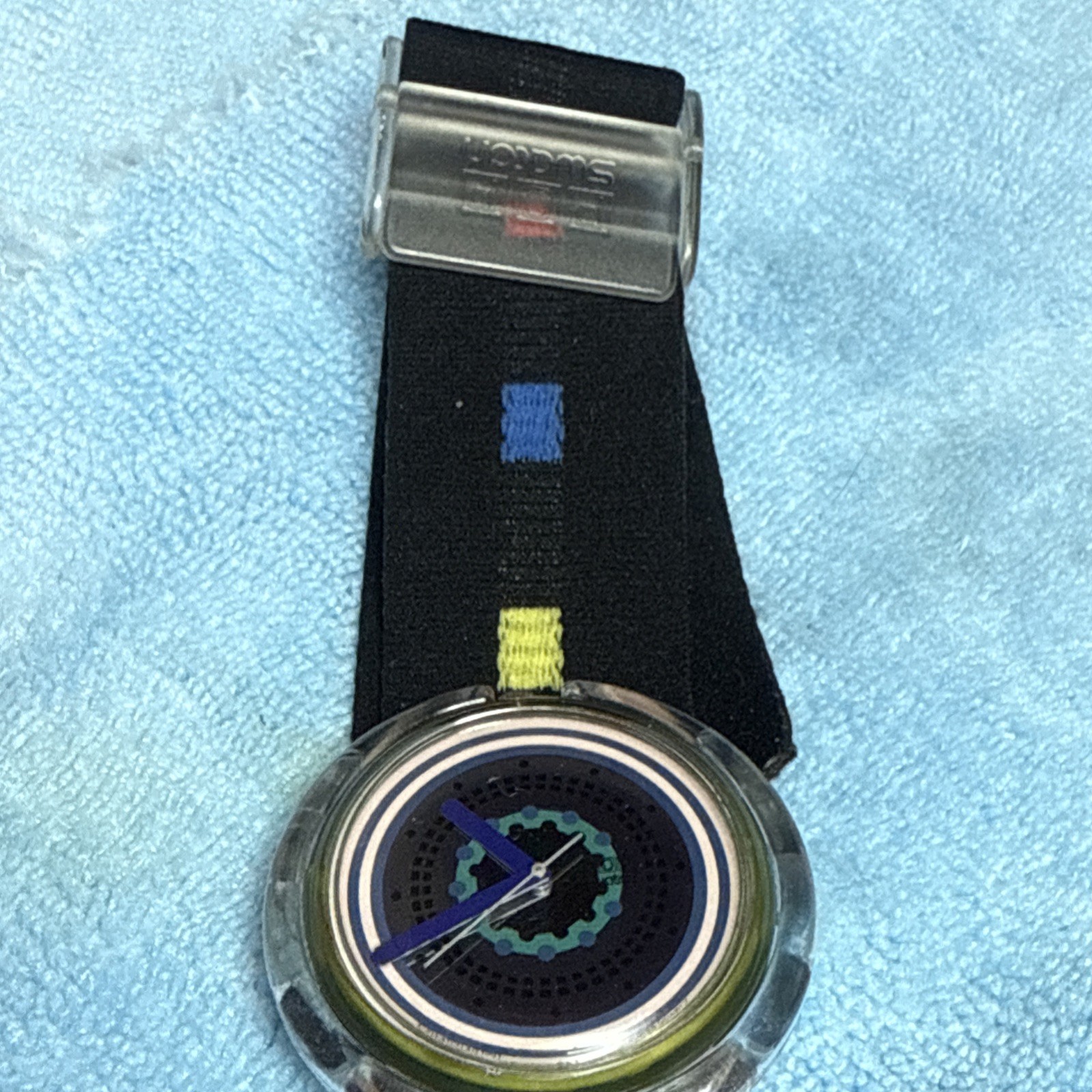 SWATCH Pop 🧨- 1992 – PWN107 – MUEZZIN – New Battery clean 🫧🫧