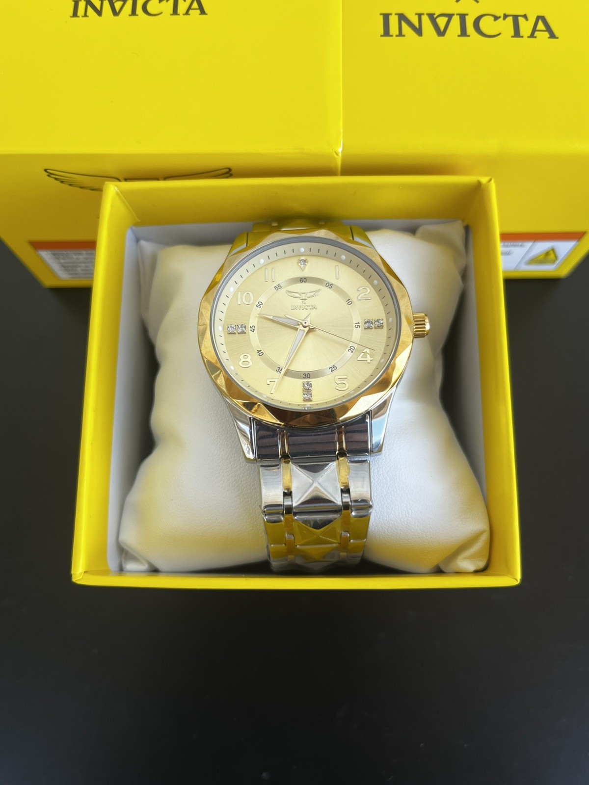 New Invicta Specialty 69022 Men’s Watch 41mm 2 Tone Stainless/Gold Jeweled Dial
