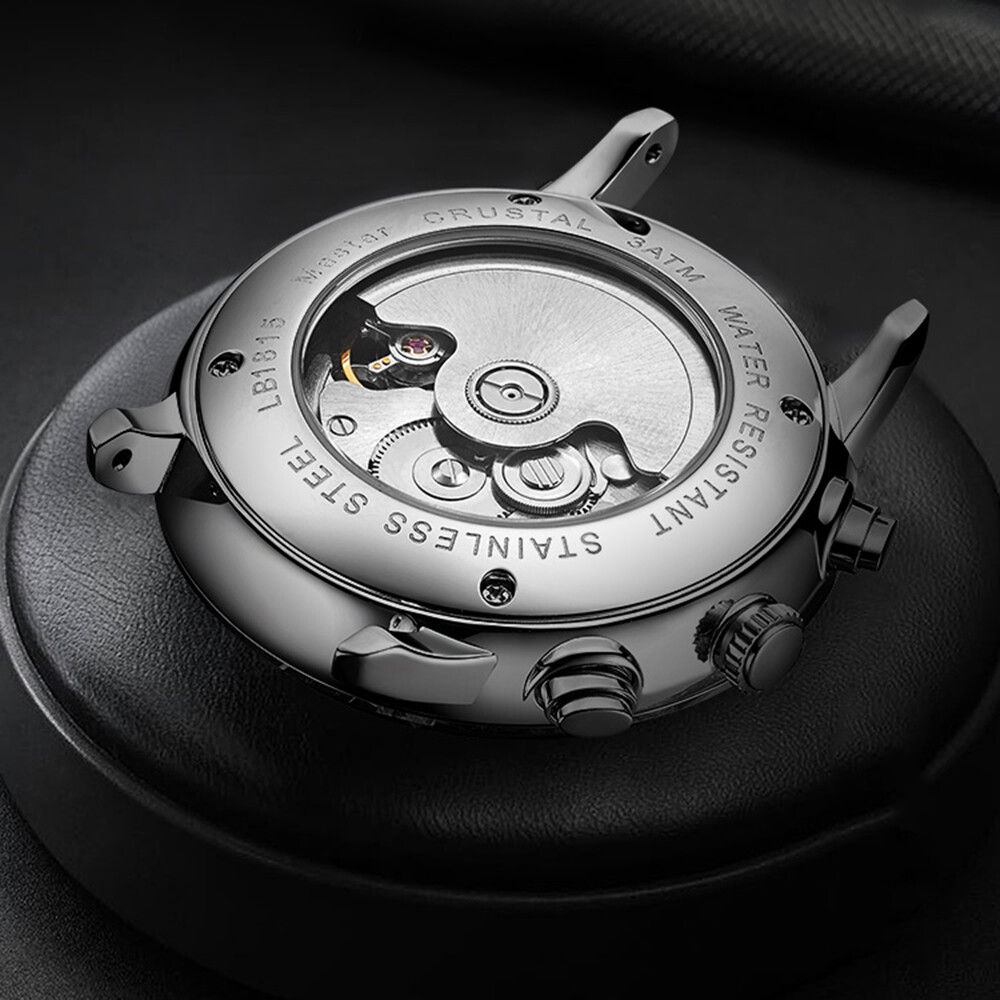 Luobin Automatic Men’s Luxury Mechanical Watch 3 Bar Hour Date Month Multi Dials