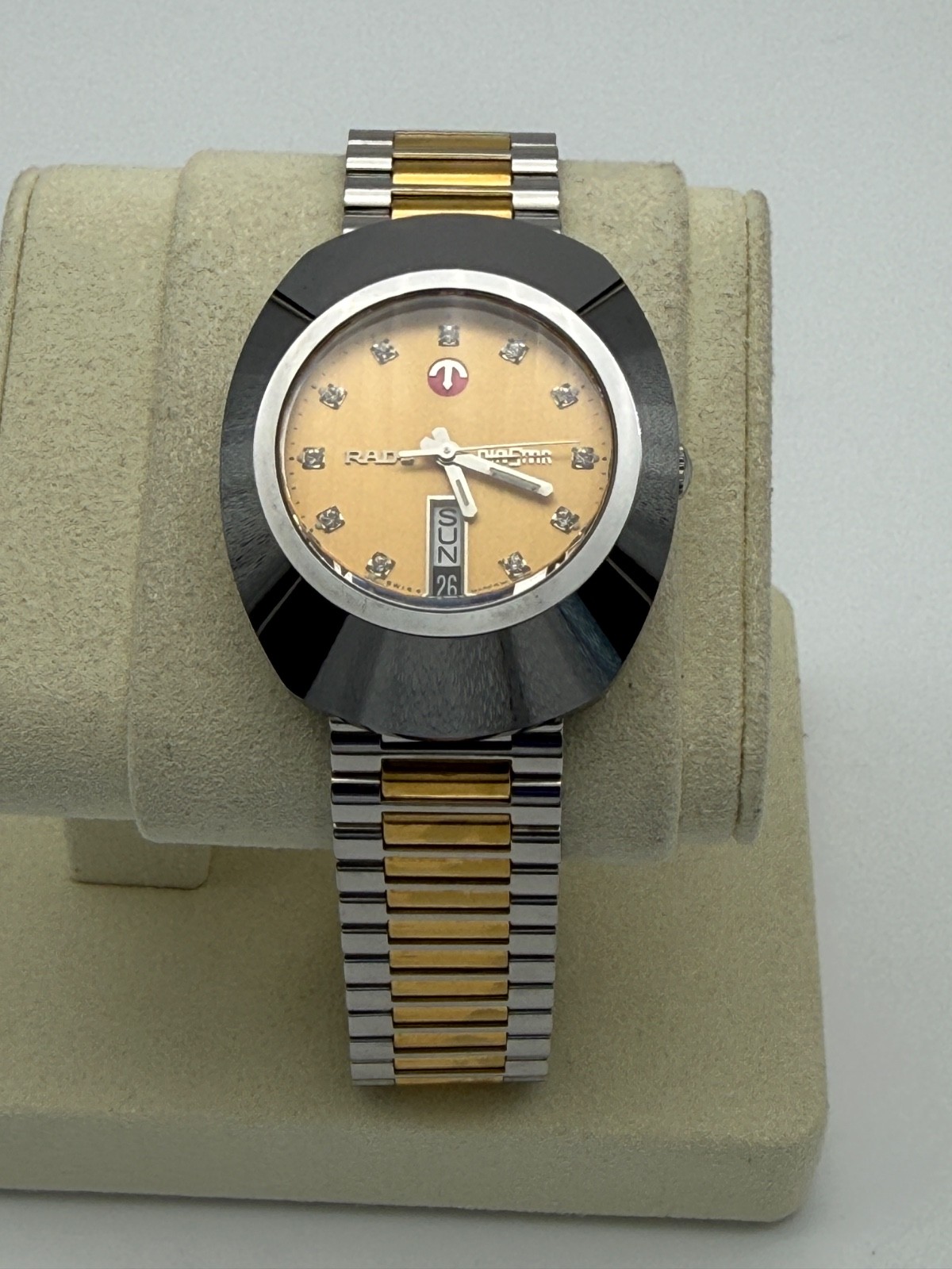 Vintage Rado DiaStar 35mm 648.0408.03 Day-Date Automatic Men’s Swiss Watch