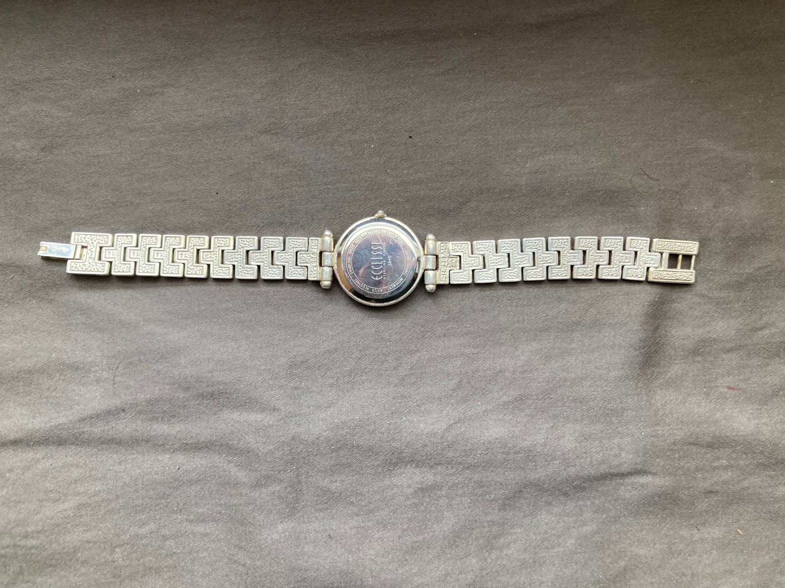 Solid Sterling Silver Ecclissi Women’s Quartz Watch 50g Silver Runs New Battery
