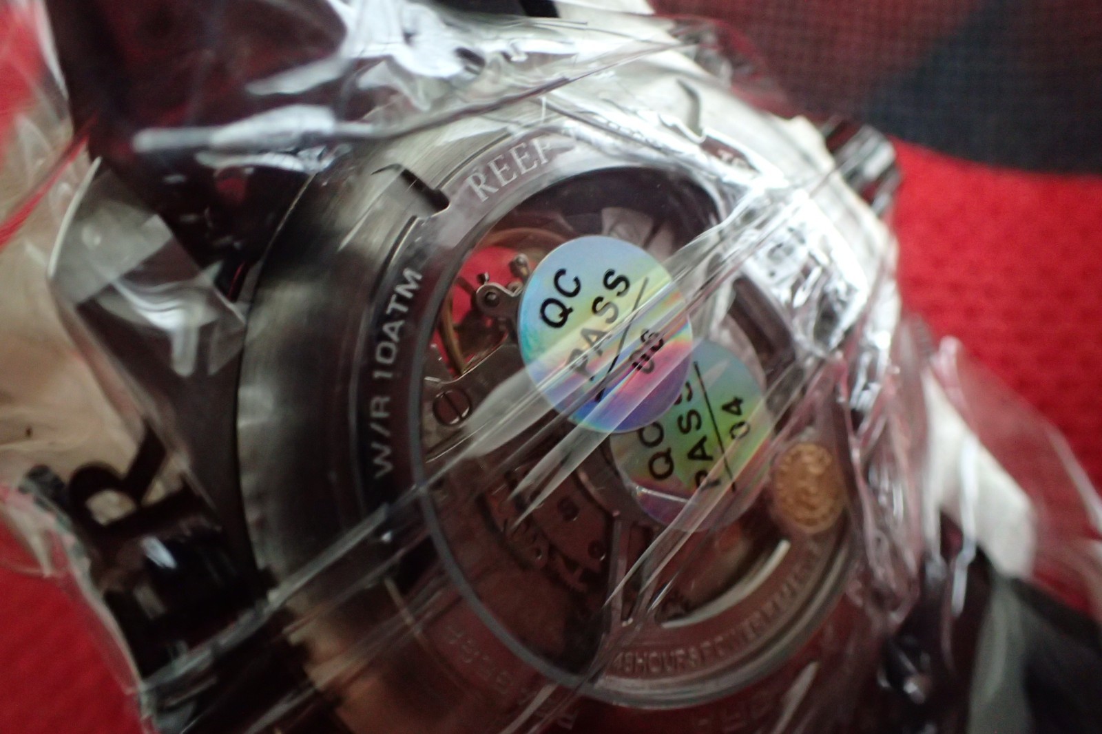 Reef Tiger Aurora Hexagon Automatic Watch RGA3503 Calendar Diving Rubber Band
