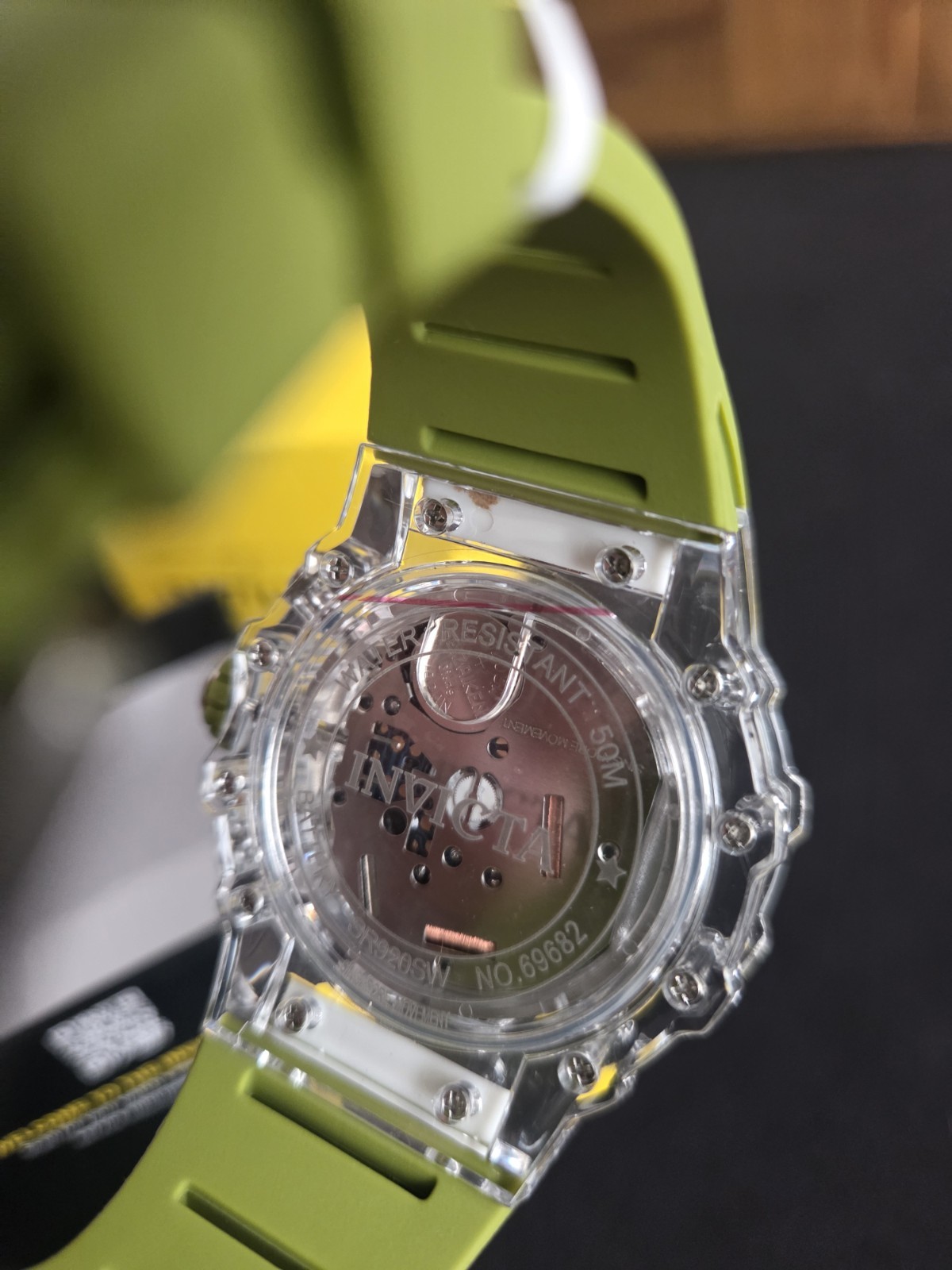 Invicta Coalition Forces Chronograph Quartz Tachymeter Date Clear 52mm 50m