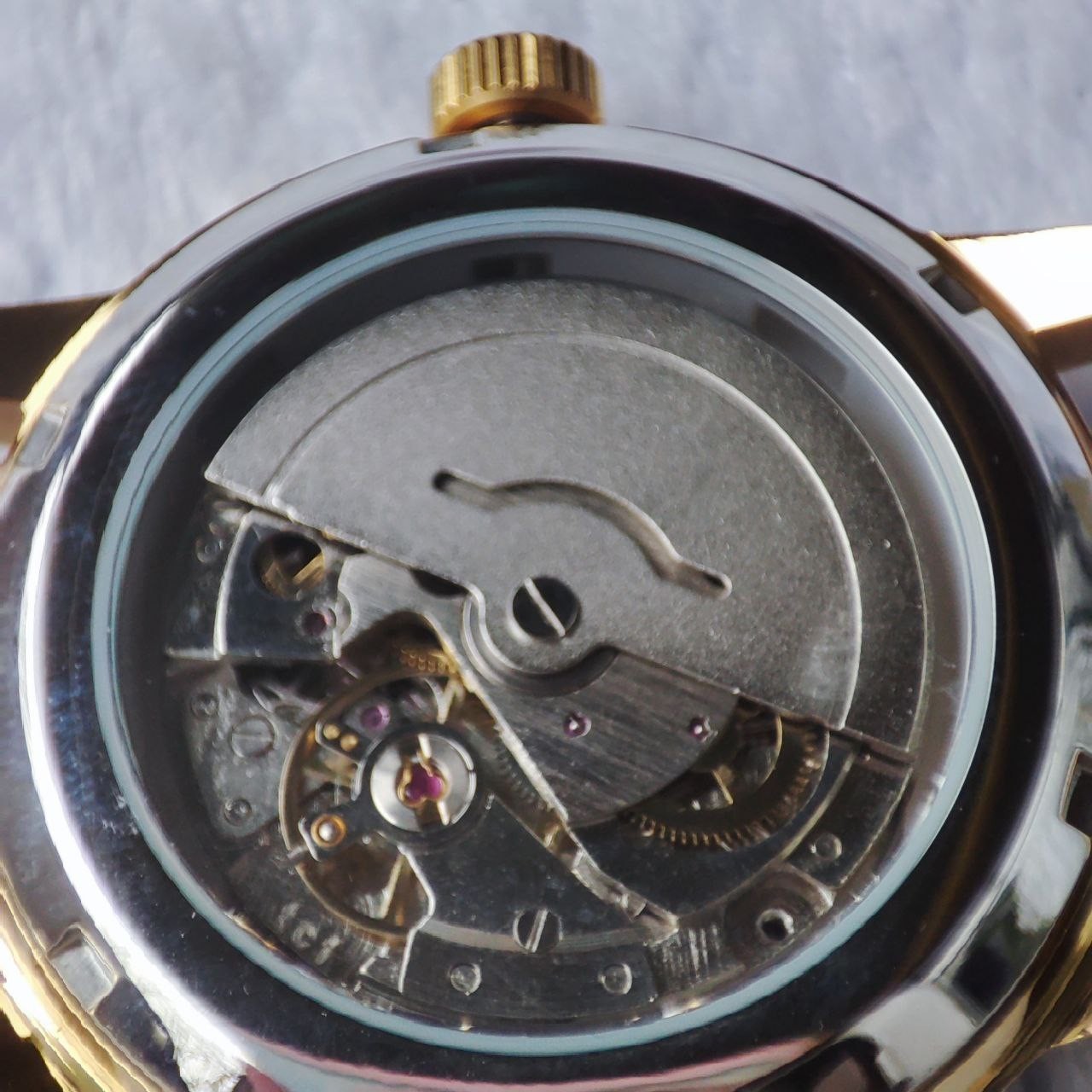 Raketa 24-Hour Automatic Day & Night Vintage Wristwatch Rare Mechanical