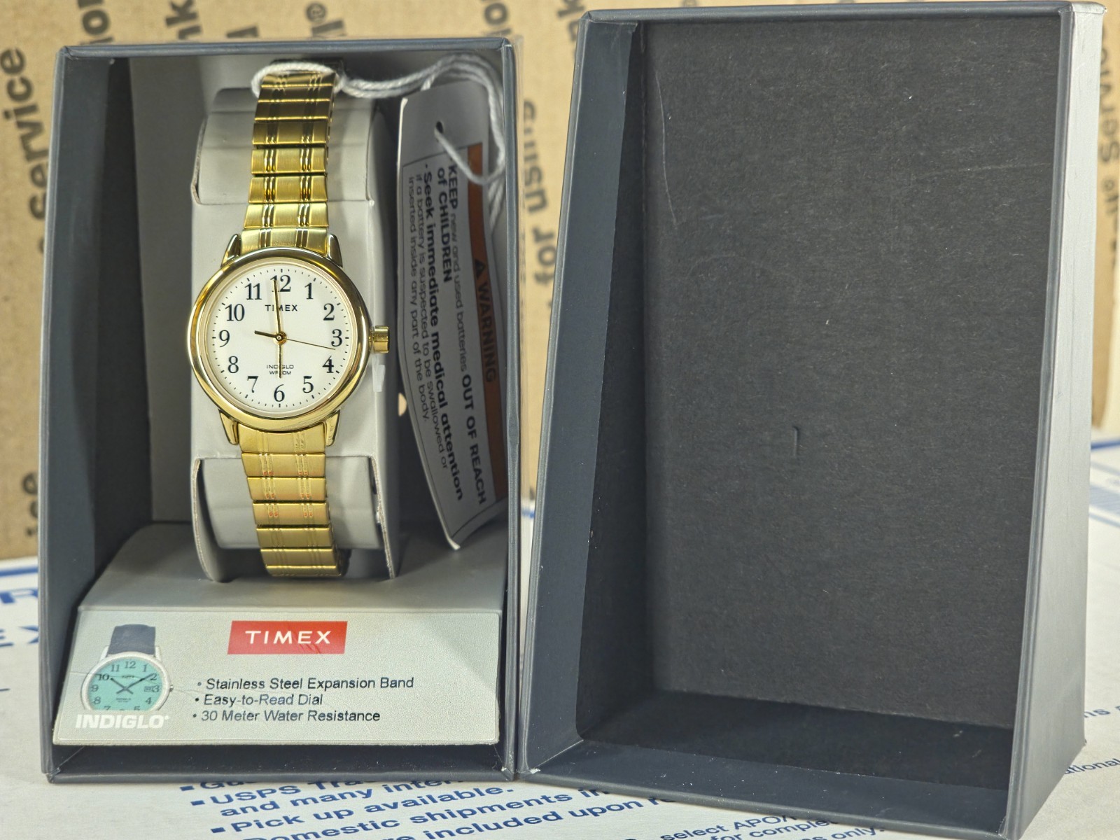 Timex Easy Reader 25mm Stainless Steel Expansion Band Watch ~ TW2W52400 +Indiglo
