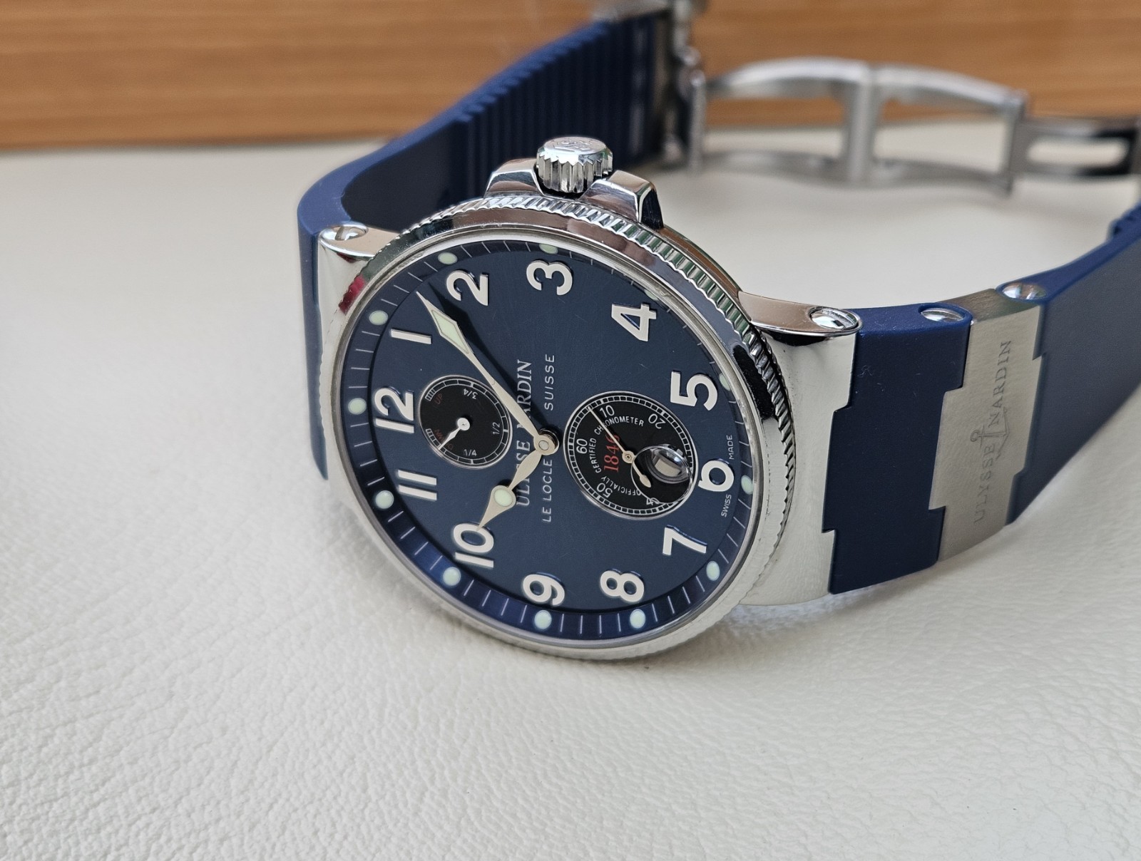 Ulysse Nardin Marine Chronometer Blue Dial Steel 41mm Automatic Men’s 263-66