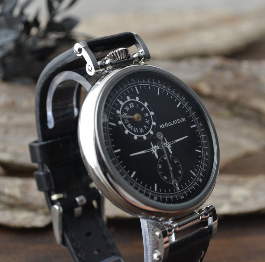 Watch Regulator Molniya Mechanical PILOT Wrist Aviator Russian Men USSR Molnja
